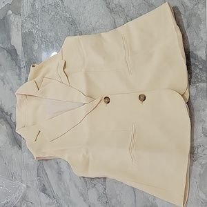 Vest for women Elegant or Casual Style Beige Color Size Large